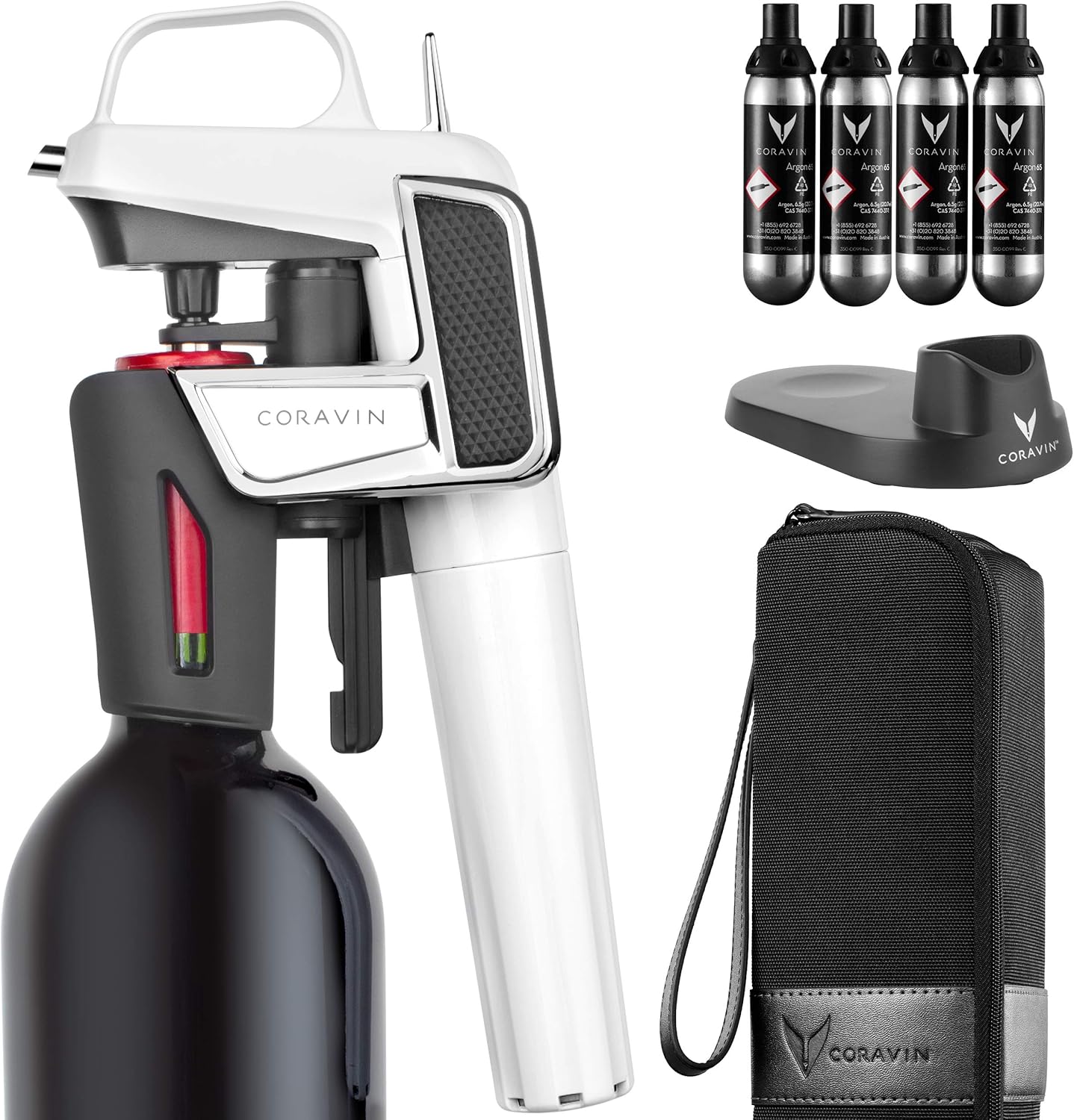 Coravin Model Two Elite Pro - Wine Preservation System, Gloss White