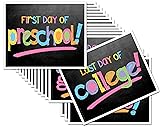Chalkboard Photo Prop Signs for First Day & Last