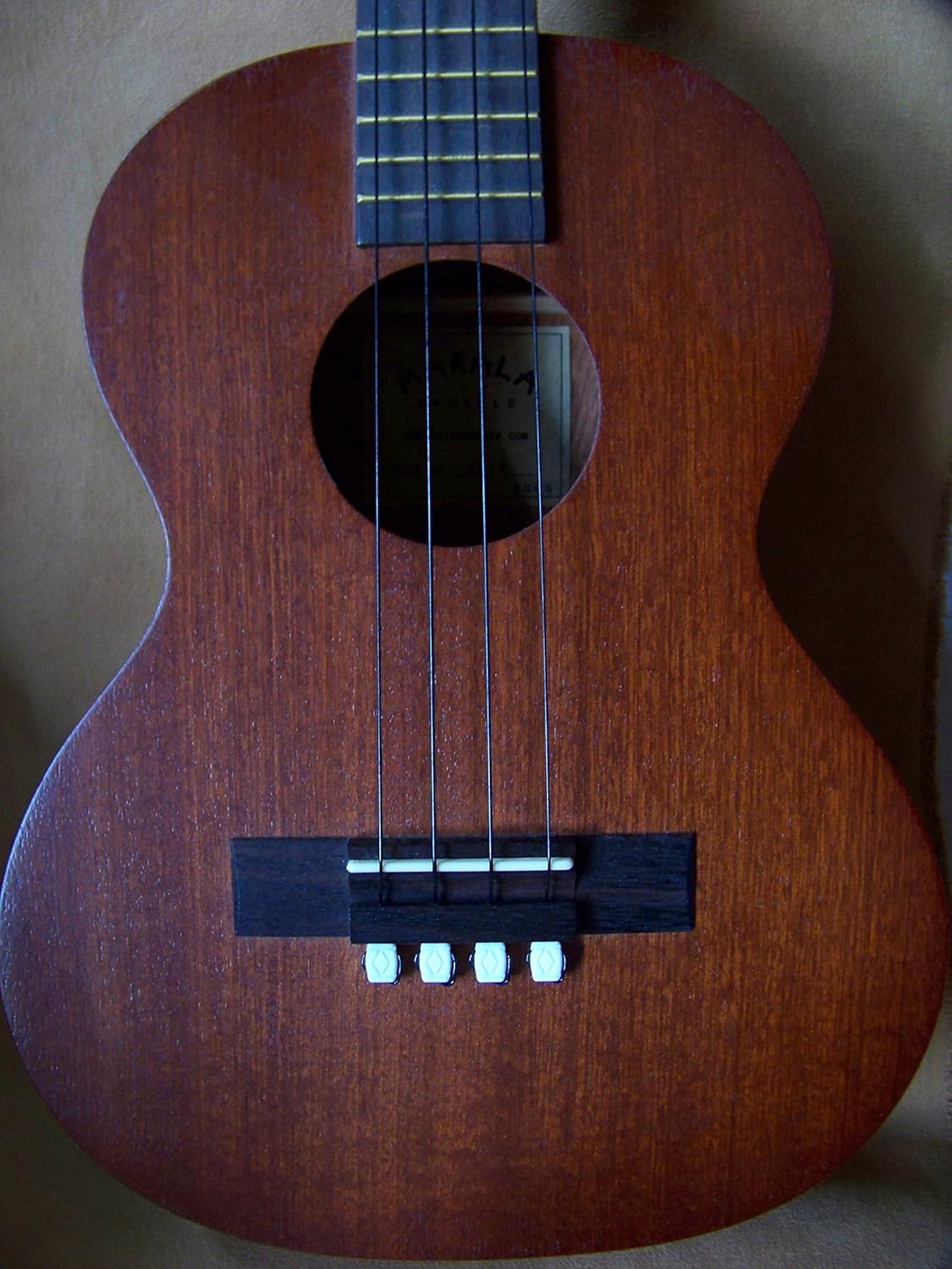 TSTUW TENOR StringTie Tailpiece BridgeBeads Set for Ukulele PEARL BONE