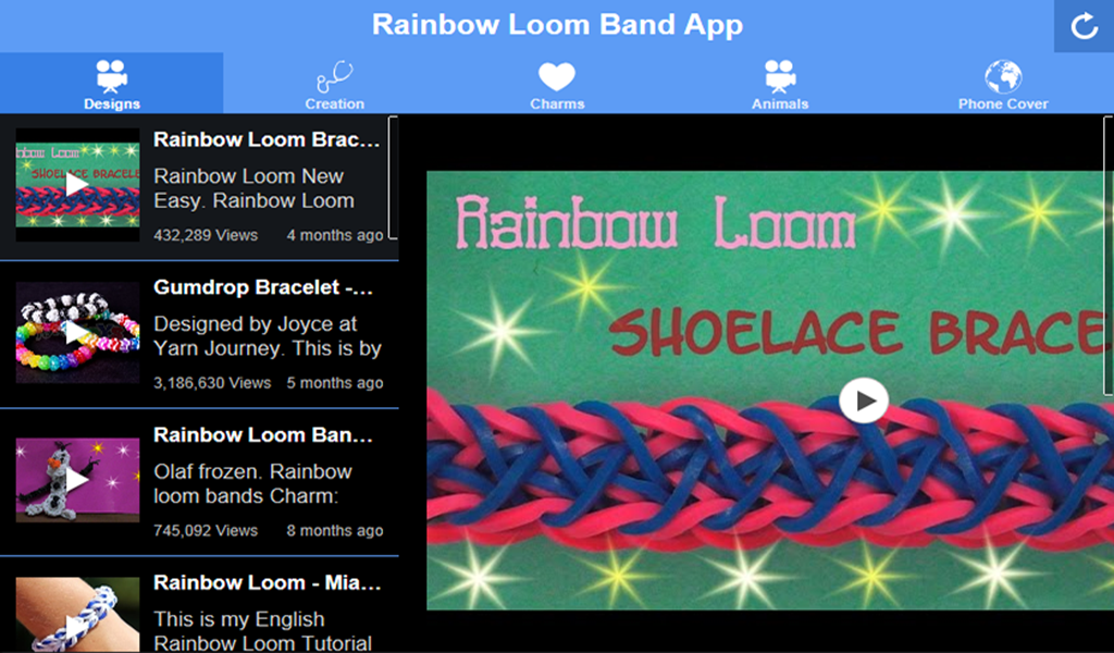 Rainbow Loom App Video - Thumbnail 4
