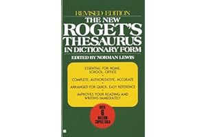 The New Roget's Thesaurus in Dictionary Form: Revised Edition