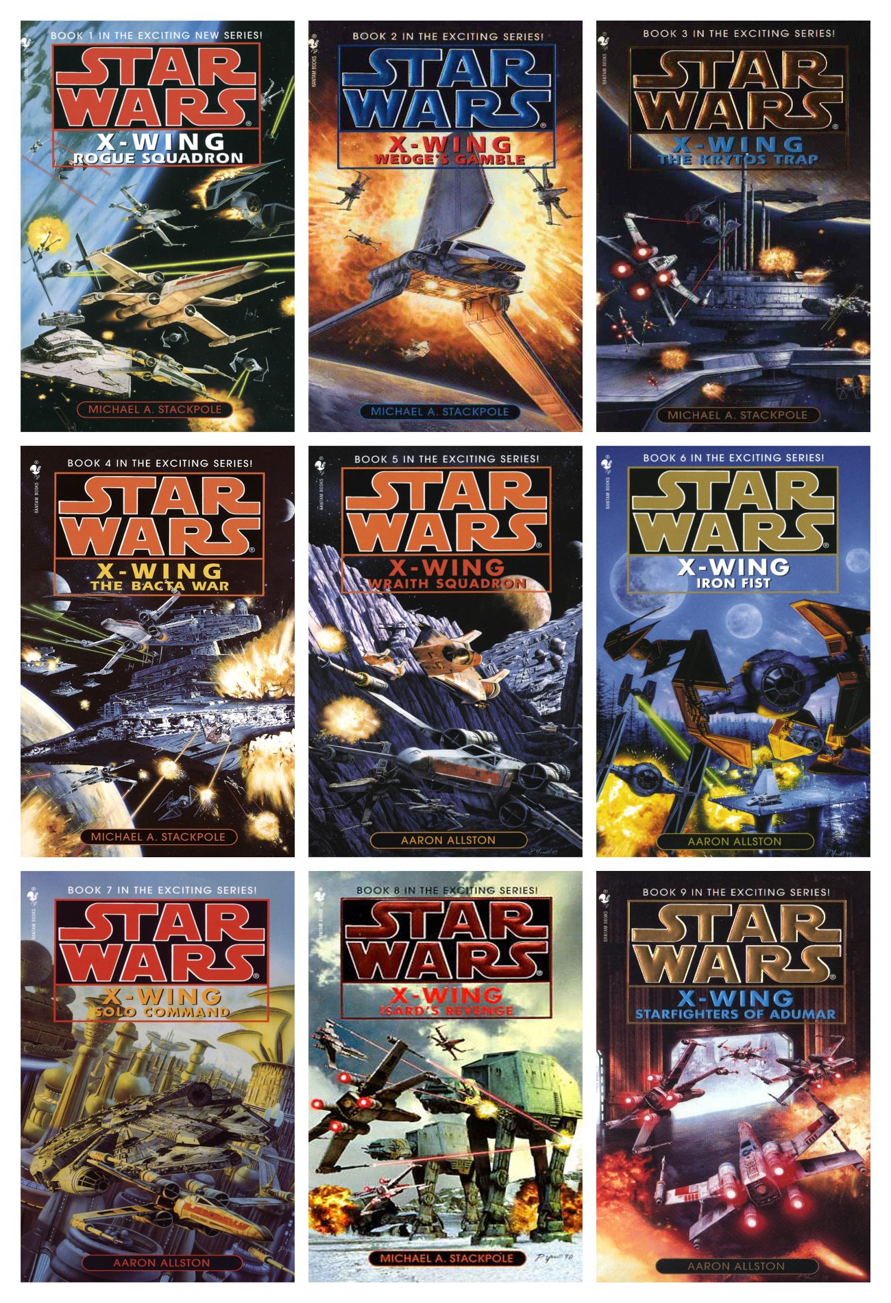 Star Wars X-Wing Series Complete Set of 