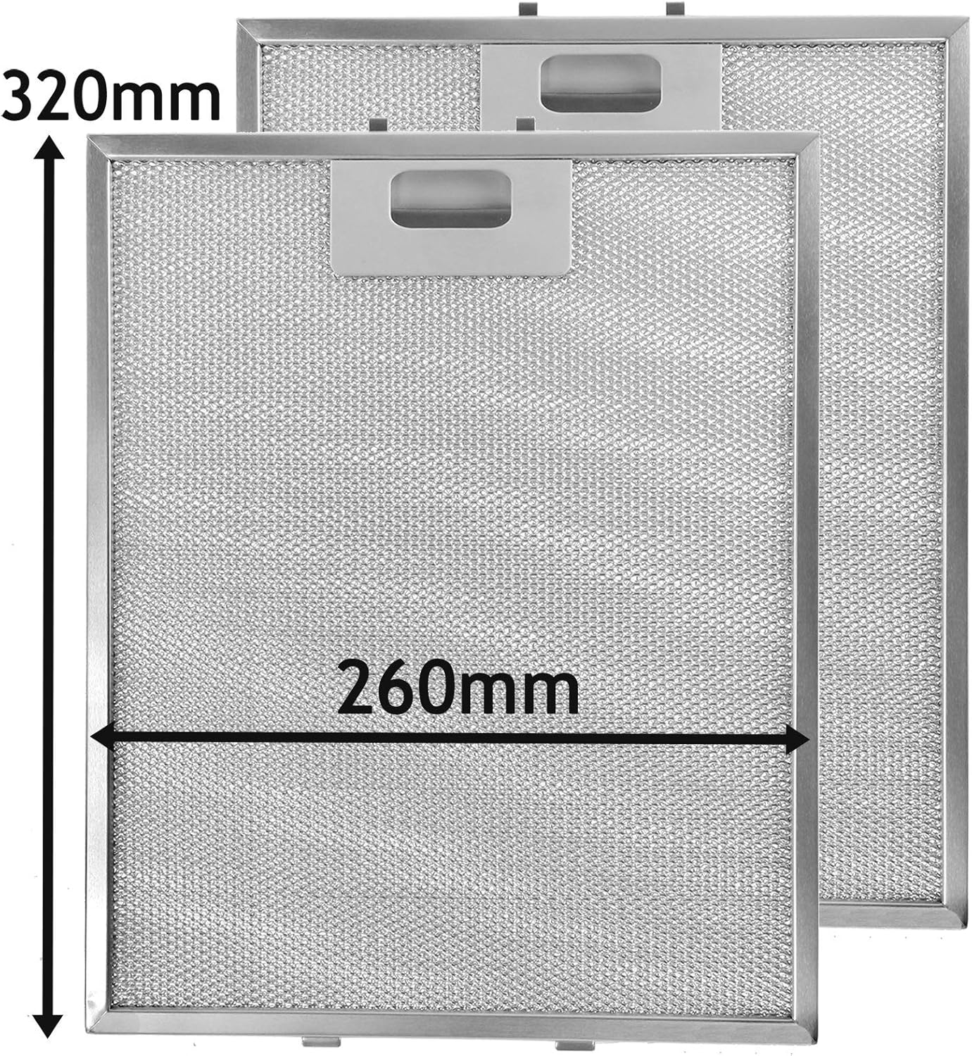 SPARES2GO Metal Mesh Filter for AEG Baumatic Cooker Hood/Extractor Fan