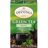 Twinings of London Mint Green Tea Bags, 20 Count