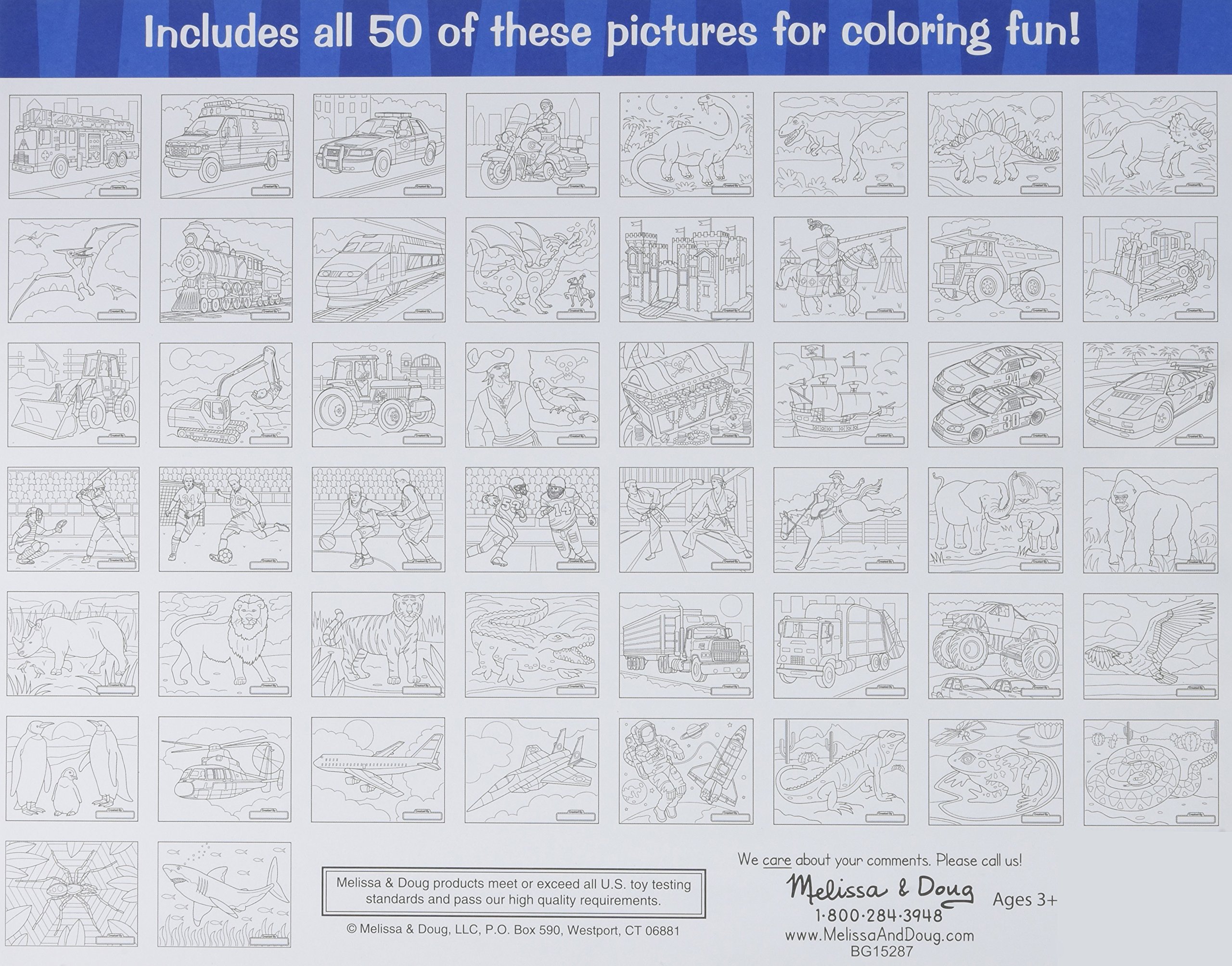 melissa and doug jumbo coloring pad