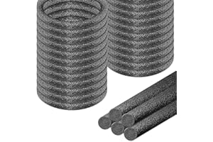 BHUCUTU Foam Backer Rod for Gaps Concrete Crack Filler Joints Foam Gap Filler Caulk Saver Backing Rod Concrete Filler Rope Concrete Joint Filler (1/2 Inch X 33 Feet)