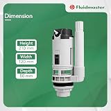 Fluidmaster PRO550UK Dual Flush Valve White Top Front Side Mount view 6