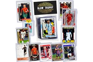 2026 World Cup Superstars Soccer Trading Card Set, 11 Cards + 1 Sticker | 11 Officially Licensed Soccer Cards + 1 Authentic Soccer Sticker, Sleeved & Toploaded World Cup Superstars & Soccer Legends