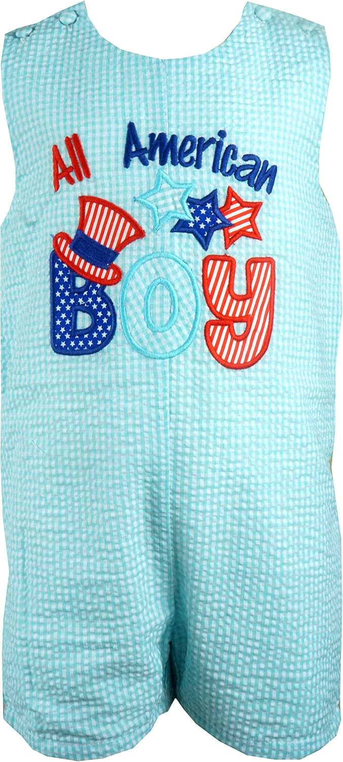 4th of july romper baby boy