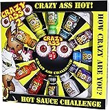 Crazy Ass 2 Hot Sauce Gift Set - Gourmet Challenge Dice Game - Prefect Premium Gourmet Gifts for Men - Try If You Dare!