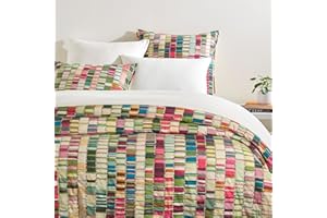 Pine Cone Hill Penelope Stripe Multi Coverlet, Full/Queen Size, Multi Stripe Pattern