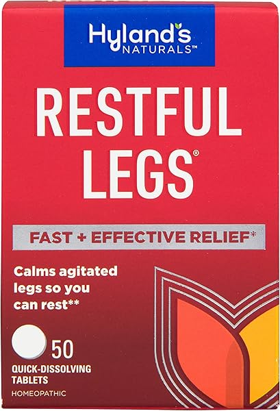 HYLAND’S RESTFUL LEGS TABLETS, NATURAL ITCHING, CRAWLING, TINGLING AND LEG JERK RELIEF, QUICK DISSOLVING TABLETS, 50 COUNT