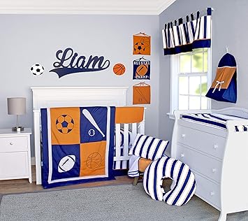 sports nursery bedding