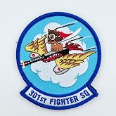 301st Fighter Squadron Patch - Hook and Loop