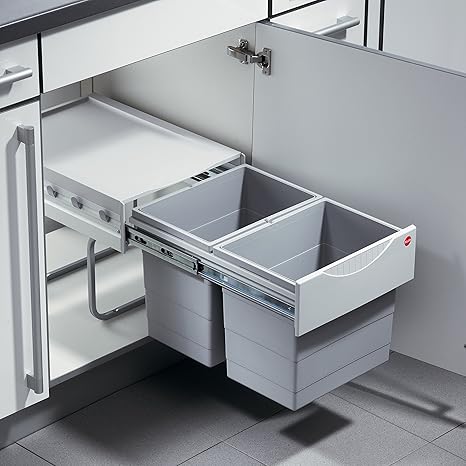Hailo 3641121 Abfallsammler TR Swing 40.2/36 für Schränke ab 400 mm Breite mit Drehtür