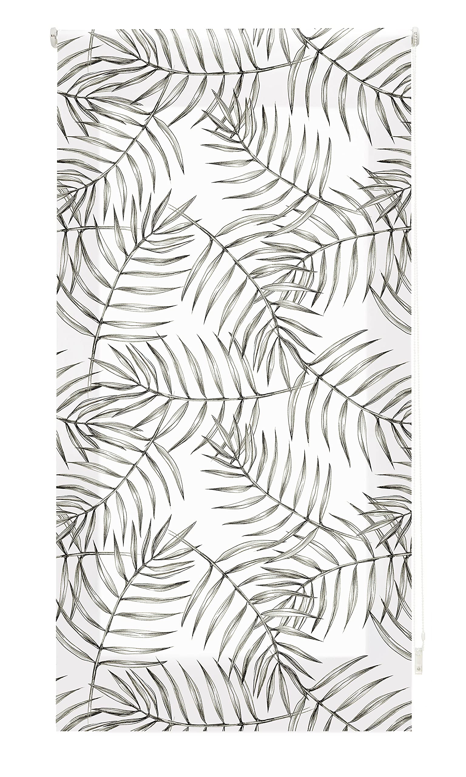 Blindecor Flowers | Translucent Roller Blind with Digital Print | Tropic Model | 90 x 180 cm (W x H). Fabric Size 87 x 175 cm | Roller Blinds for Windows