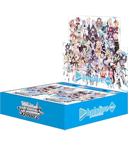 Amazon.com: Japanese hololive Official Card Game Booster Pack Vol. 2 Quintet  Spectrum Booster Box : Toys & Games