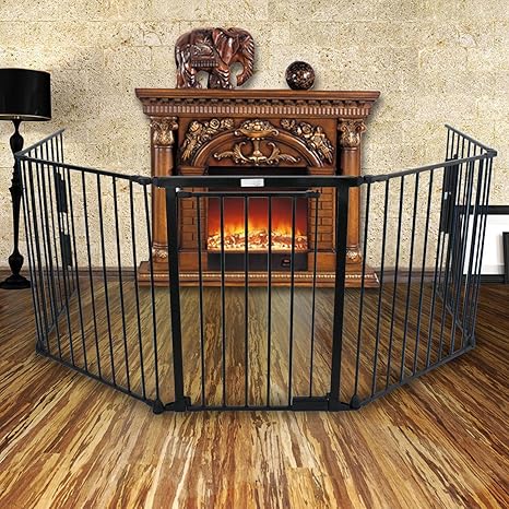 wood stove safety fence