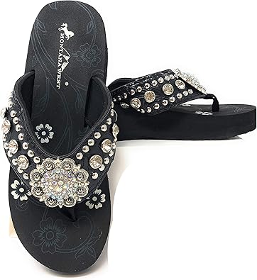 montana west bling flip flops