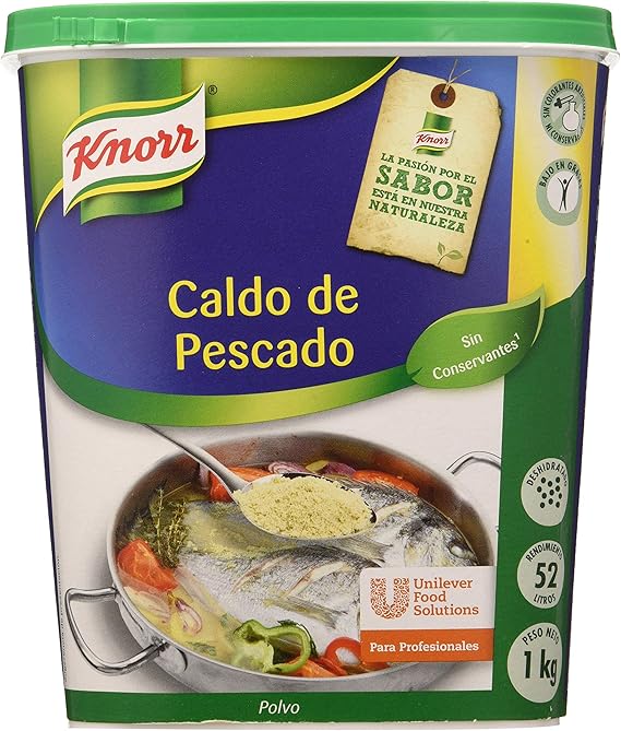 Knorr Caldo de Pescado en polvo 1 kg Amazon.es Alimentación y