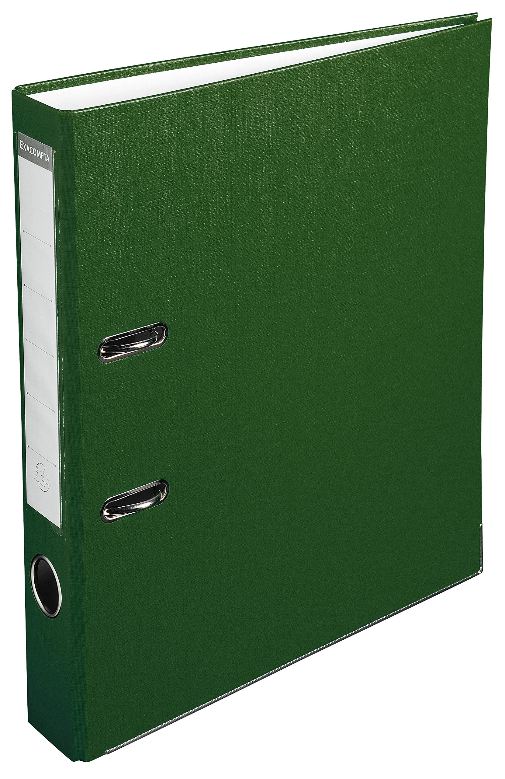 Exacompta - Ref 915405B - PP Lever Arch File - 320 x 290mm in Size, Suitable for Storing A4 Documents, 50mm Spine, Reinforced Finger Pull & Bottom Edge - Green
