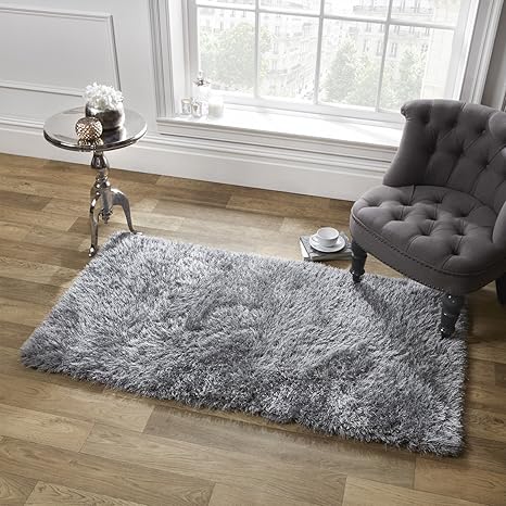 Sienna Large Soft Shaggy Floor Rug Mat Runner Carpet 5cm Non Shed