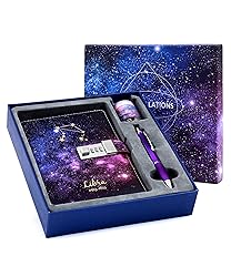 Starry Constellation Lock Diary Set Gift Box with