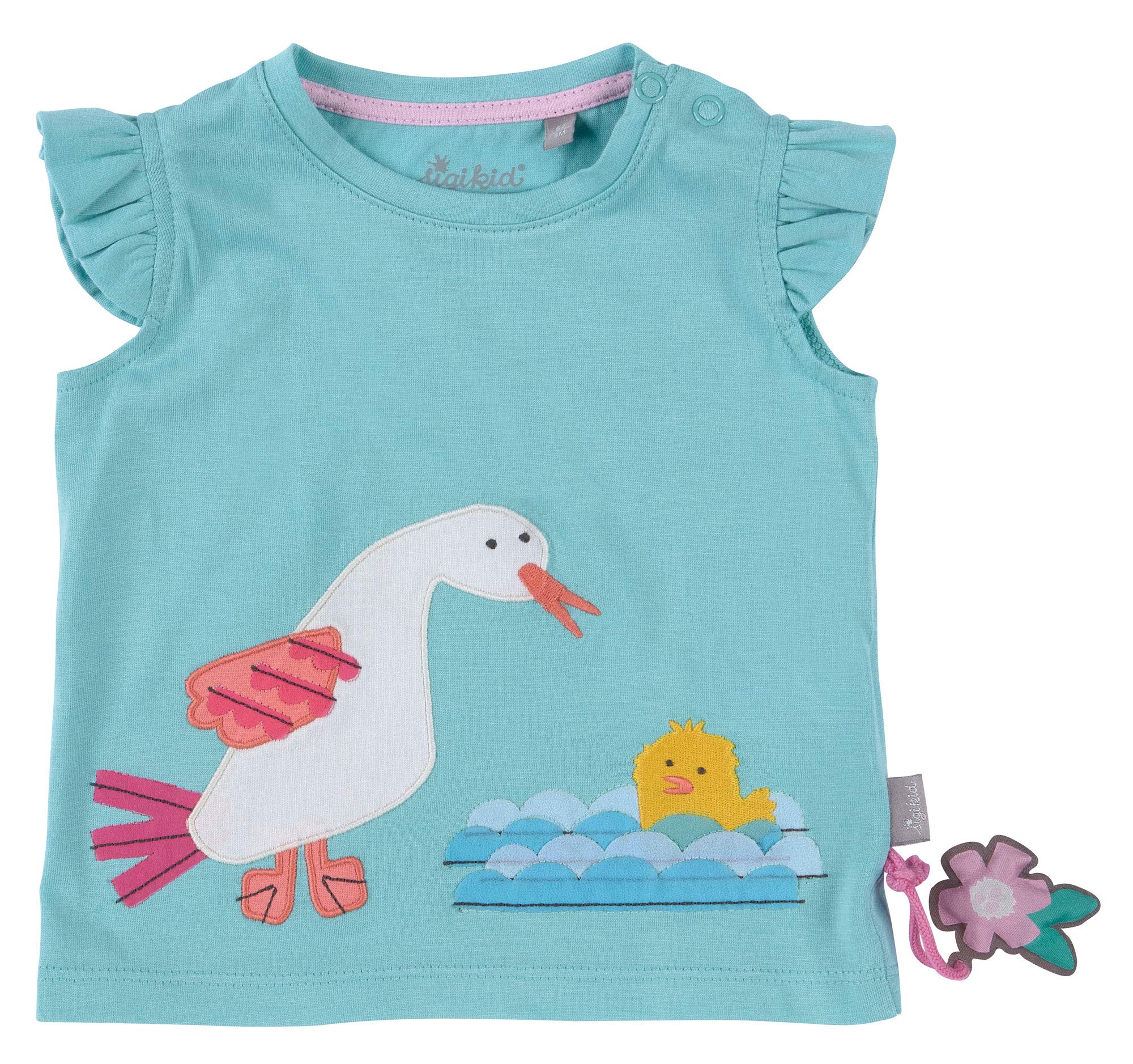 Sigikid Baby Girls' T-Shirt, Blue, 80