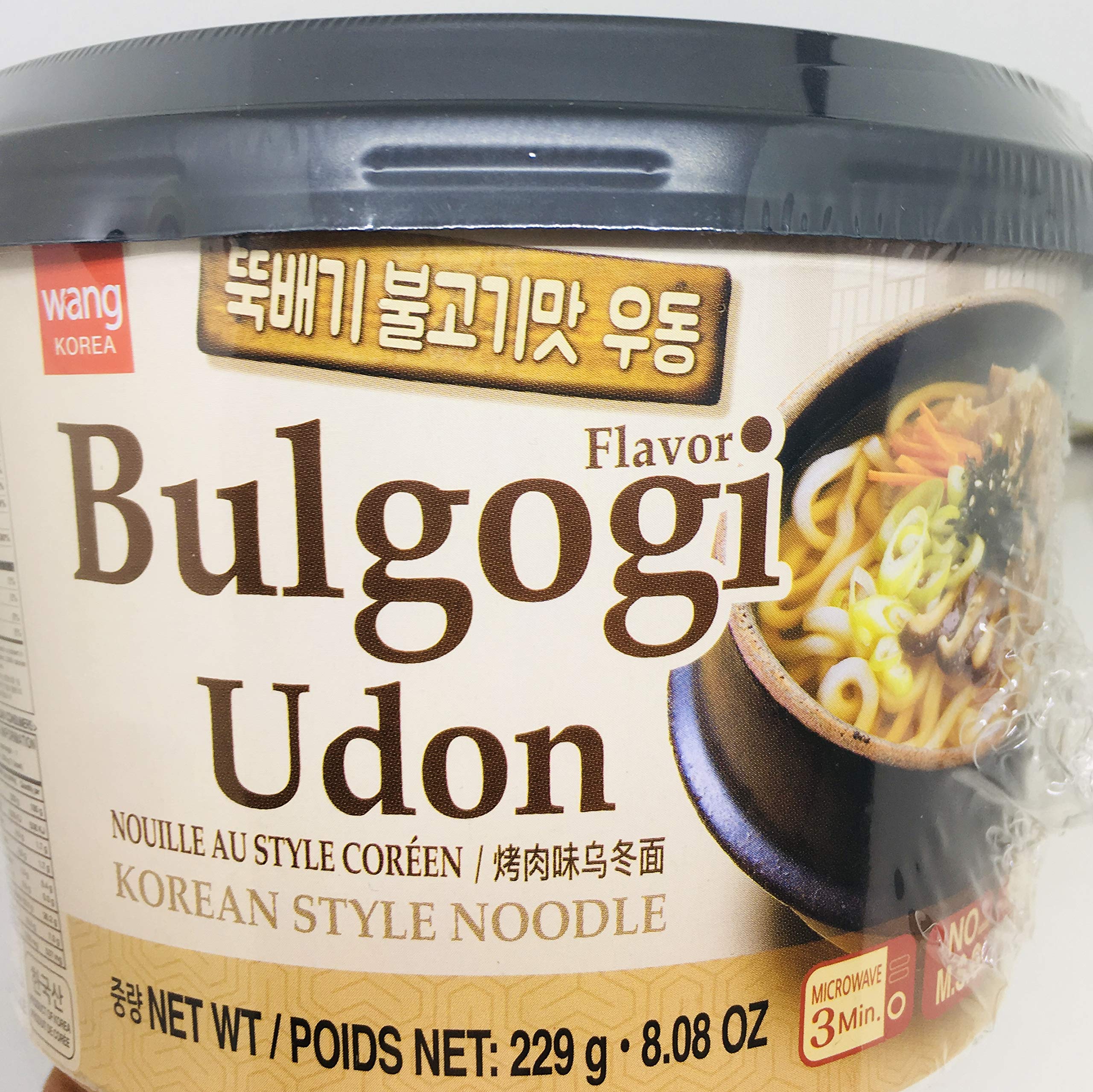 Korean Style Fresh Cup Noodle Udon [Healthy, Convenient] Easy Cook Bowl