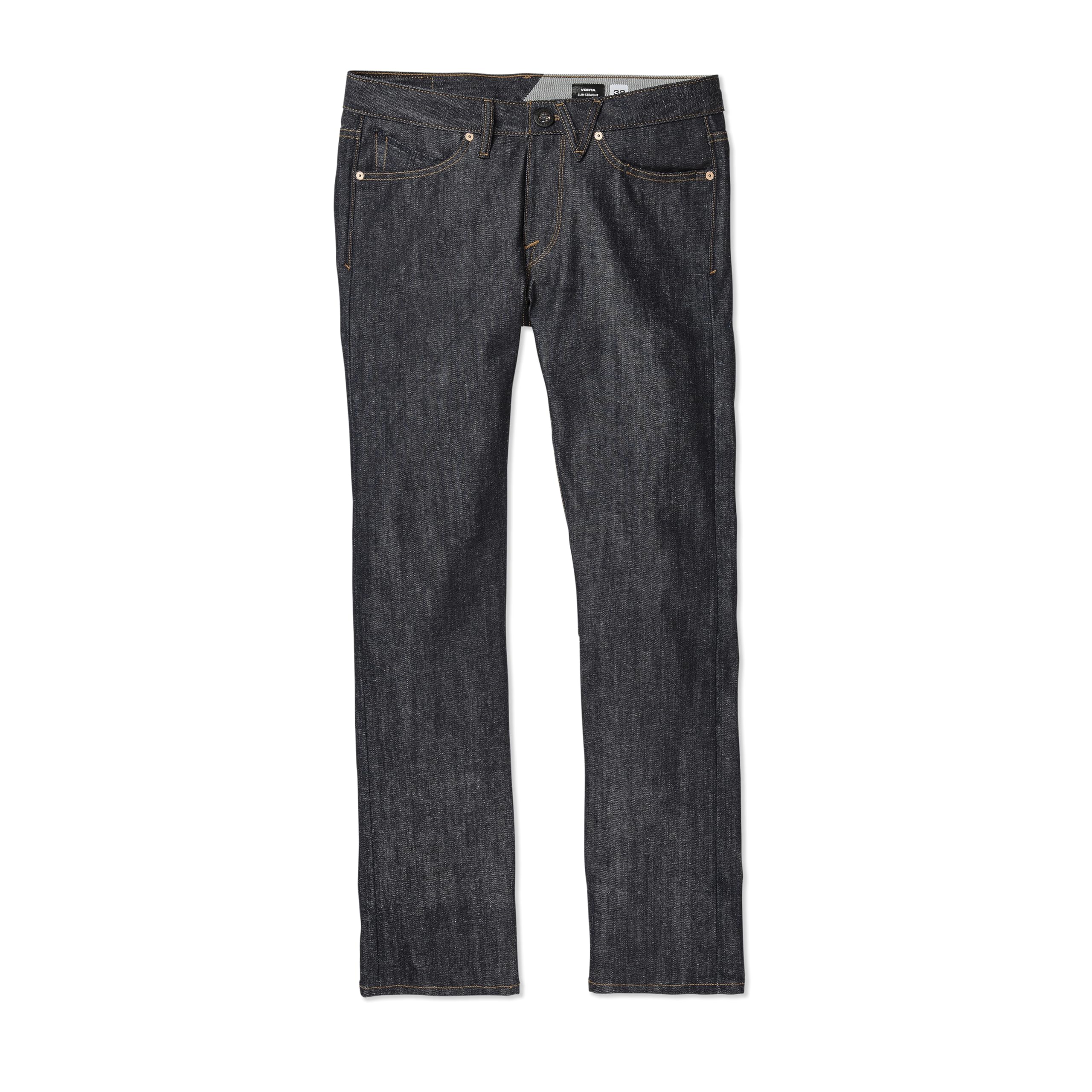 Volcom Men’s Vorta Slim Fit Stretch Denim Jean, Rinse-New, 28W x 34L