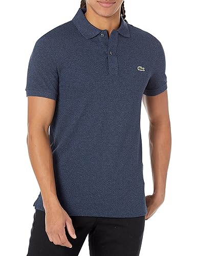 Lacoste Mens Men's Short Sleeve Classic Pique Polo Shirt, Dark