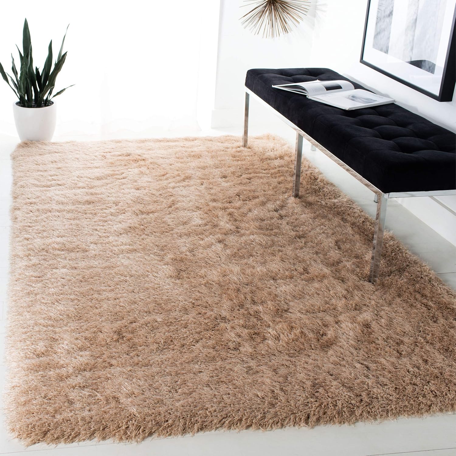 Best shag gold rugs for living room