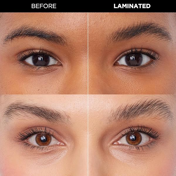 L’OREAL PARIS INFALLIBLE UP TO 24H WEAR BROW LAMINATION, WATER-RESISTANT LONGWEAR EYEBROW GEL MAKE UP, CLEAR/TRANSPARENT, 0.16 FL OZ