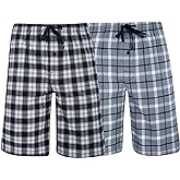 Hanes Men’s 2-Pack Woven Pajama Shorts – Lightweight Breathable Lounge Fit for Summer, Pantalones Cortos para Hombre 2-Pack