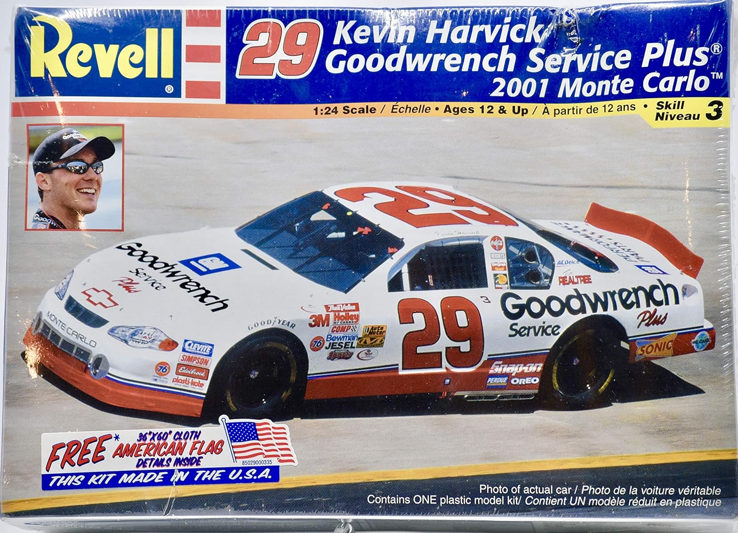kevin harvick 29 goodwrench car