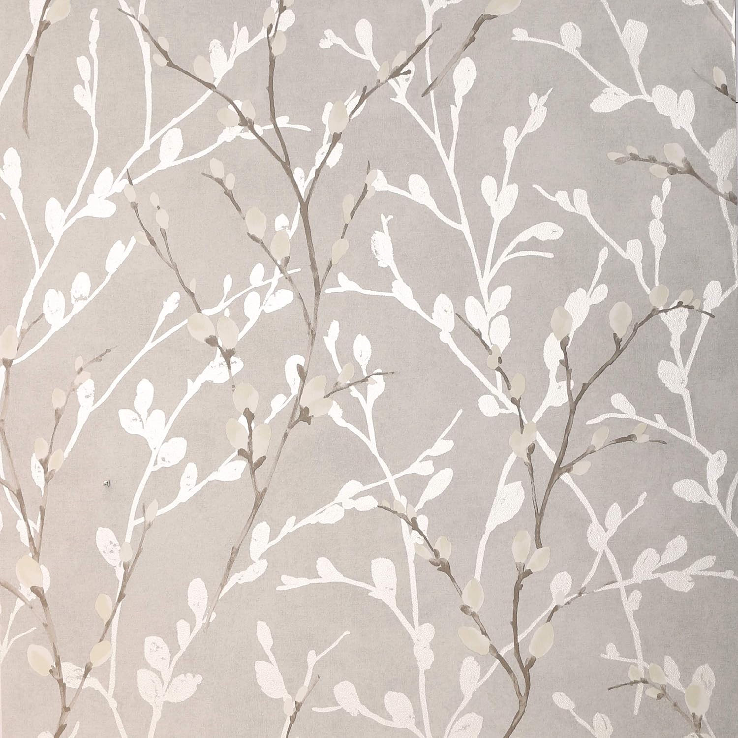 Arthouse Willow Grey 692900 Wallpaper Amazon Co Uk Diy Tools