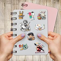 WESILY Pack 50 PCS Drawing Art Painting Stickers