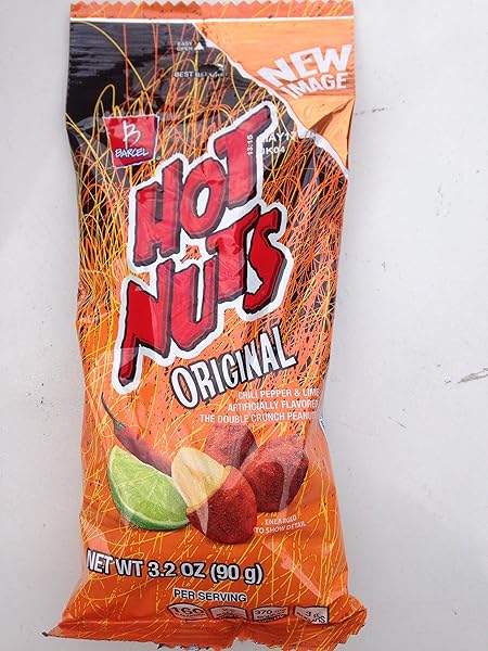 BARCEL, CHILE & LIME FLAVORED DOUBLE CRUNCH PEANUTS, 3.17 OUNCE