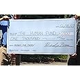 Huge Dry Erase Blank Presentation Check, Reusable Big Checks 24" x 48"