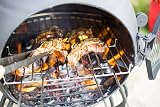 La Hacienda Murcia XL Steel Chimenea BBQ Grill 136cm Black Patio Heater view 4