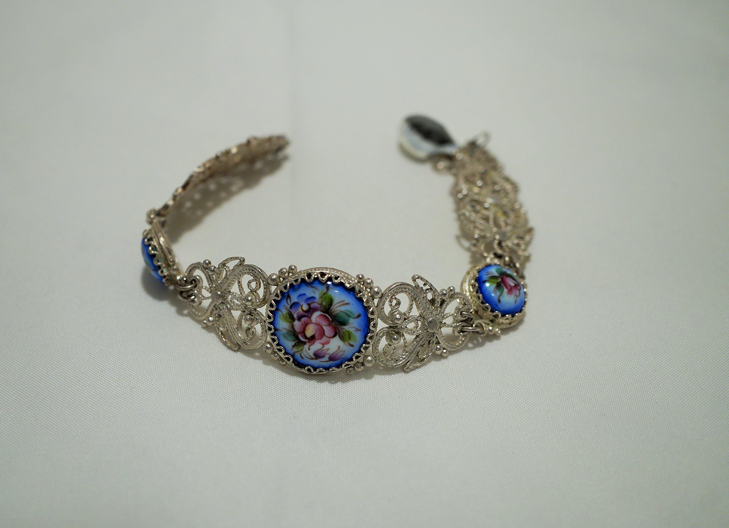 Rostov Finift Enameled Bracelet 7 inches