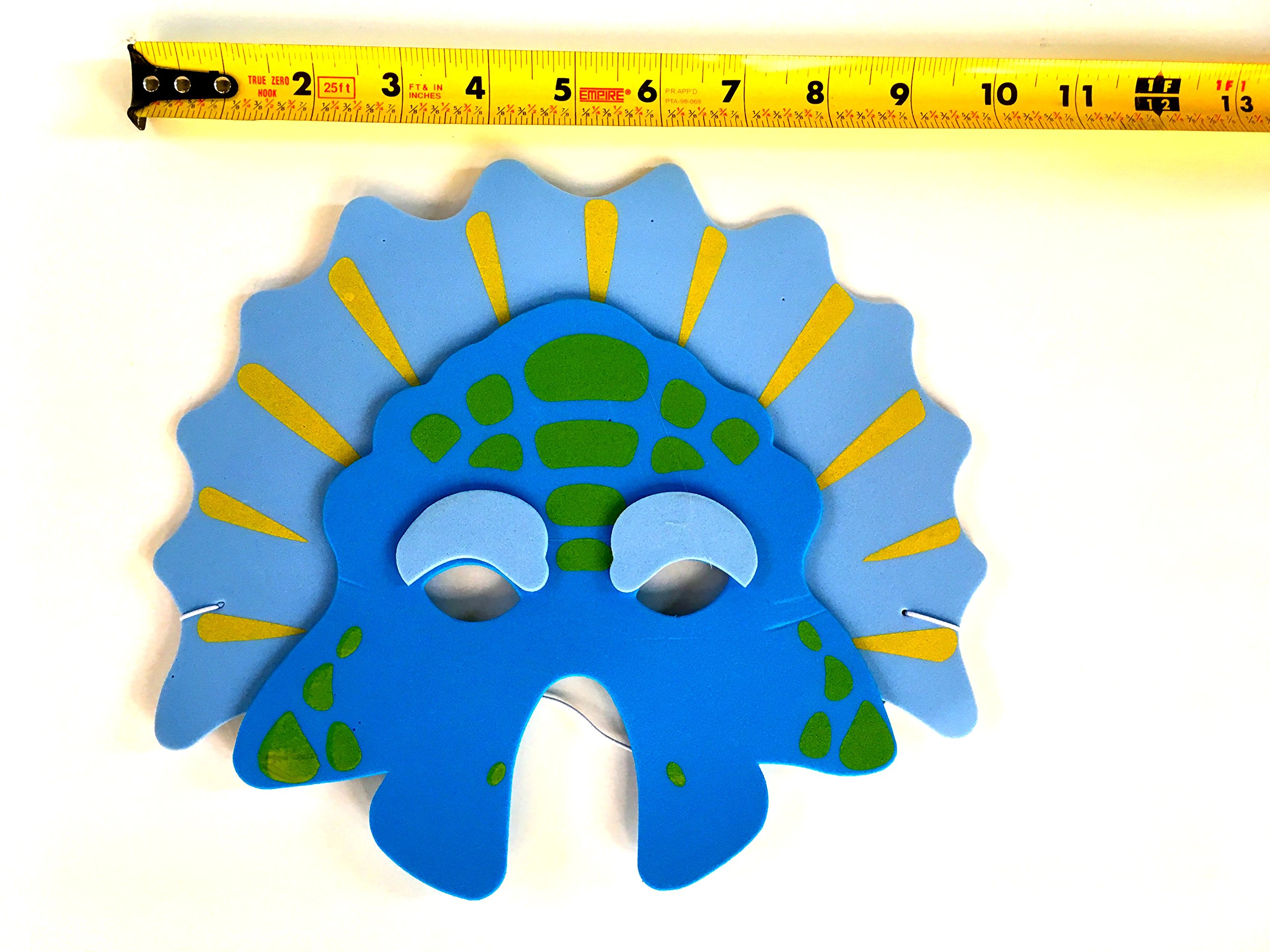 Playscene 1 Dozen Foam Dinosaur Masks, Party Favors for Children (12