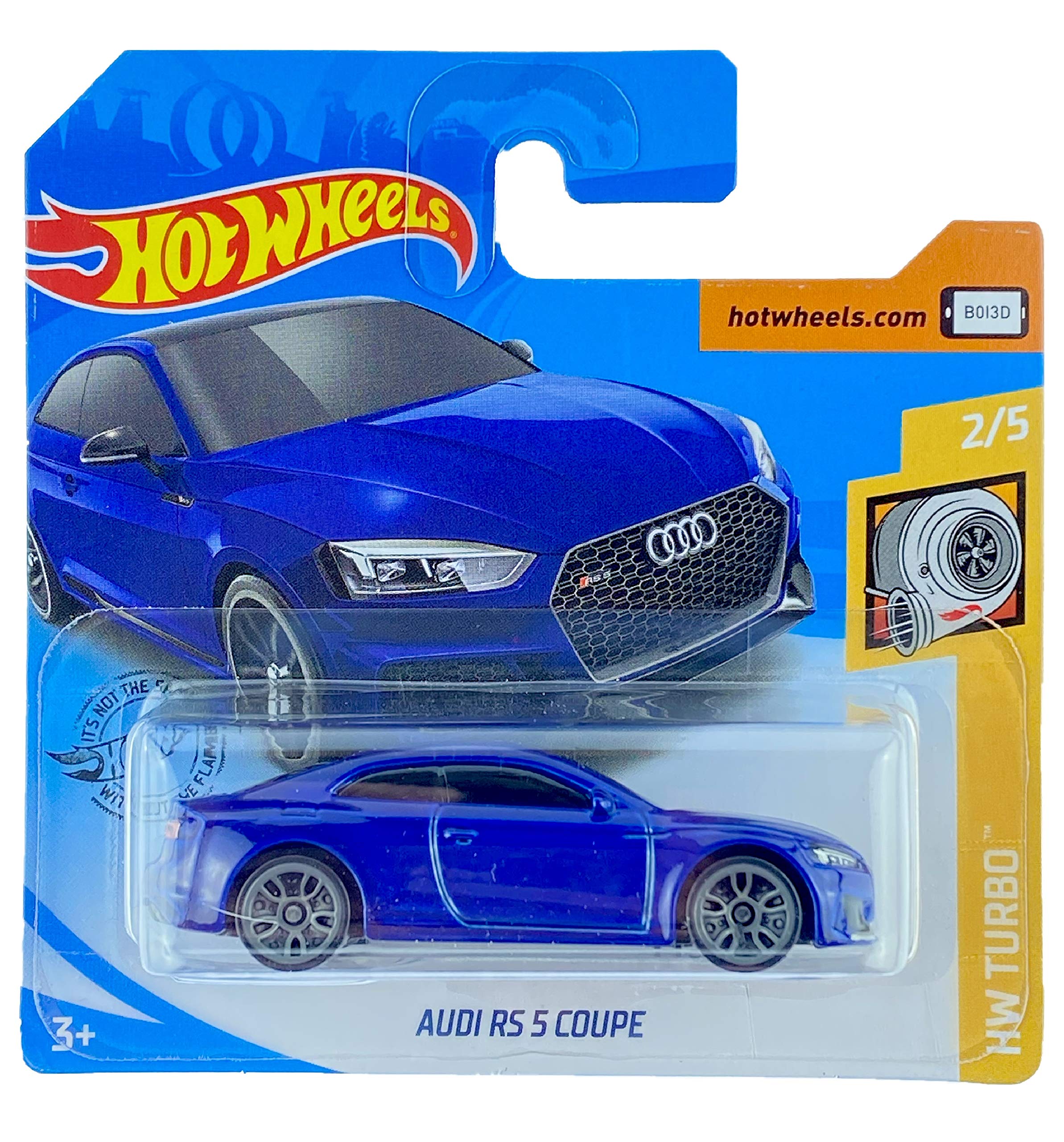 Hot Wheels Audi RS 5 Coupe (Blue) 2/5 HW Turbo 2020 - 118/250 (Short Card) GHD00