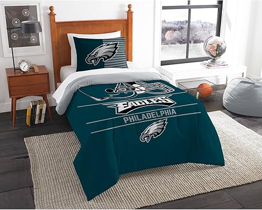 Amazon Com Northwest Nfl Philadelphia Eagles Draft Twin Bedding