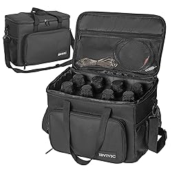 IBVIVIC 8 Slots Wireless Microphone Case with