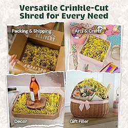 Crinklepak 1LB USA Made Yellow Crinkle Paper Filler