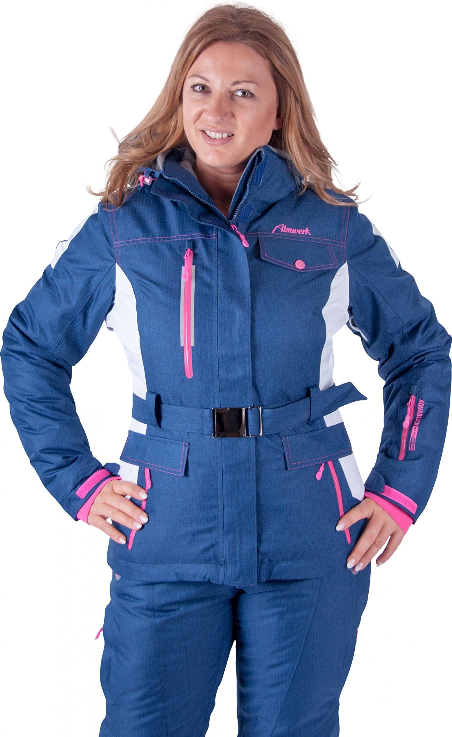 Almwerk Ladies Ski Jacket and Trousers Set of 2, Blue