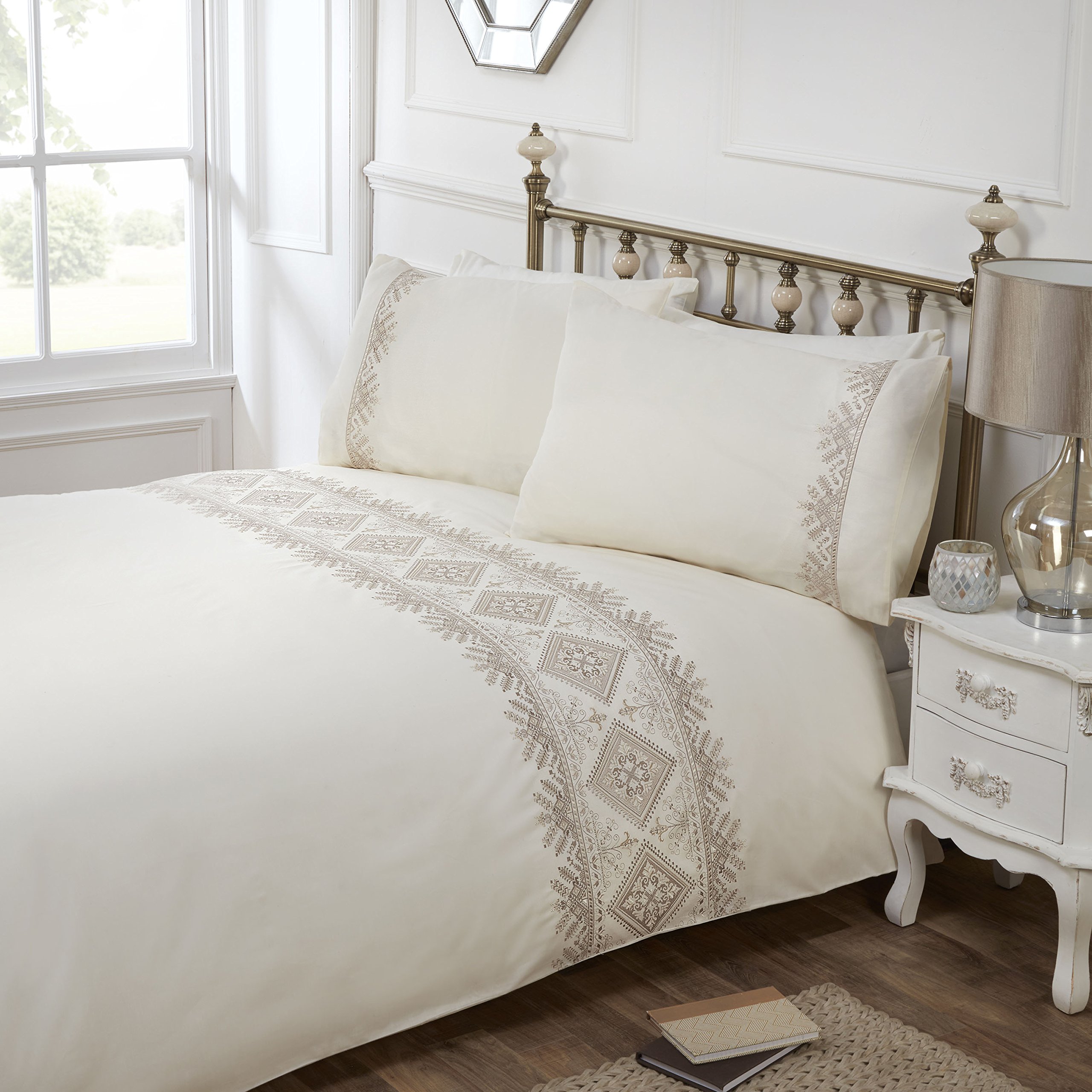 Rapport Kanza Duvet Set, Superking - Cream โ image 1