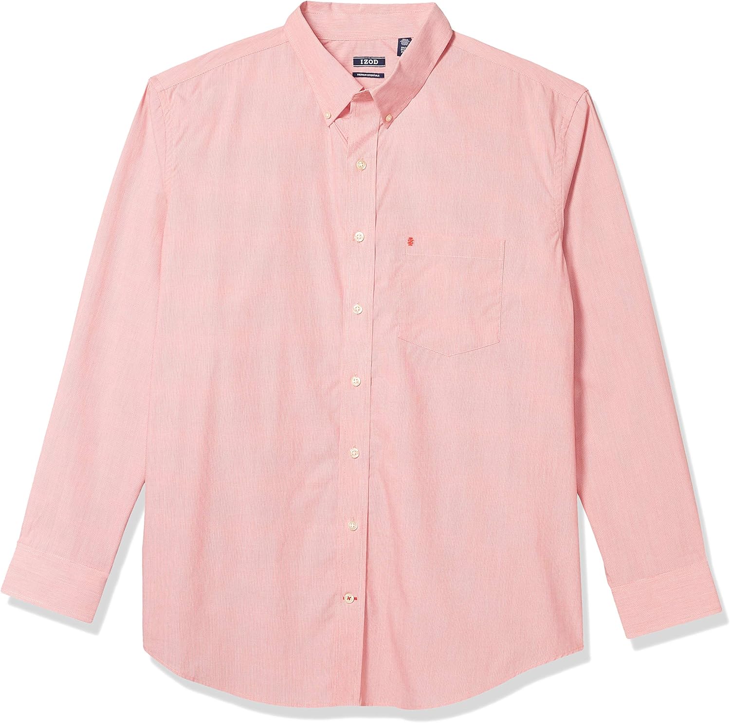 IZOD Men's Big and Tall Button Down Long Sleeve Stretch Performance Solid Shirt at  Men’s Clothing store