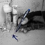 Tracer Clog-Free Construction Marker Kit with Site Holster Black Blue Red view 2